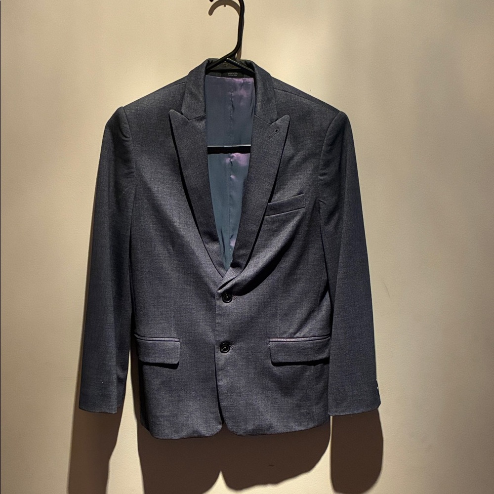 Calvin Klein Charcoal Blazer - Boys Size 12